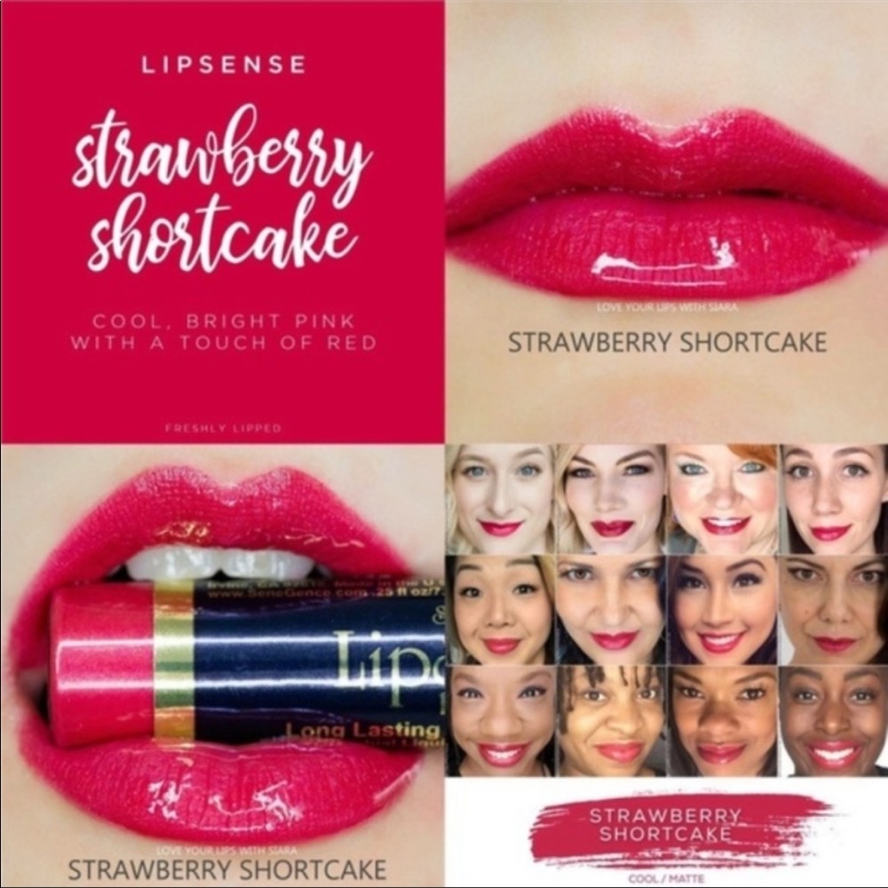 Lipsense Strawberry Shortcake